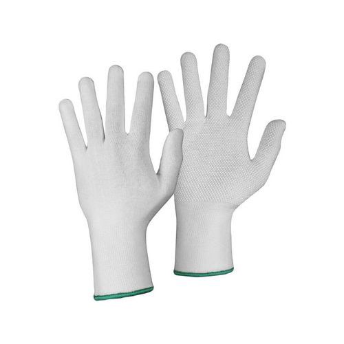 Rękawice CXS TEWI, tekstylne z tarczami z PVC, białe