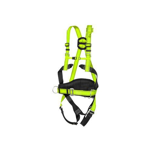 Szelki bezpieczeństwa P-50, czarno-żółte (hi-vis)