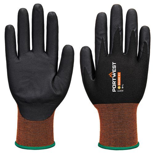 Rękawice GP Grip 21 z mikro pianką nitrylową, czarny