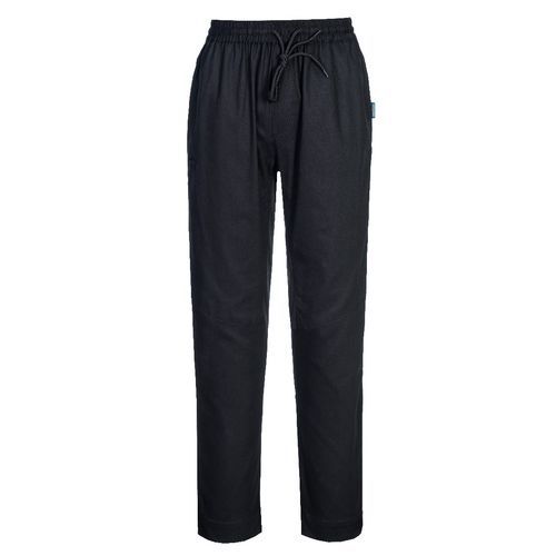 Spodnie szefa kuchni Cotton Mesh Air, czarny