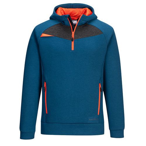 Bluza DX4 z zamkiem 1/4, niebieski