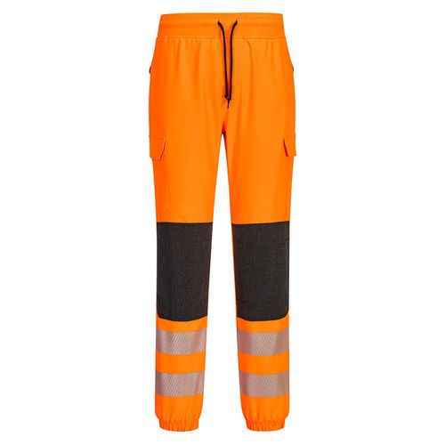 Spodnie ostrzegawcze PW3 Flexi Jogger, czarny/pomarańczowy