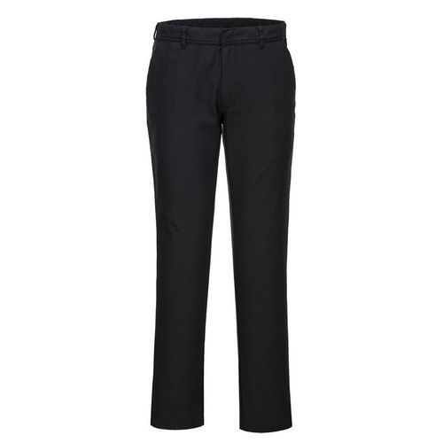 Elastyczne spodnie robocze damskie Chino Slim, czarny