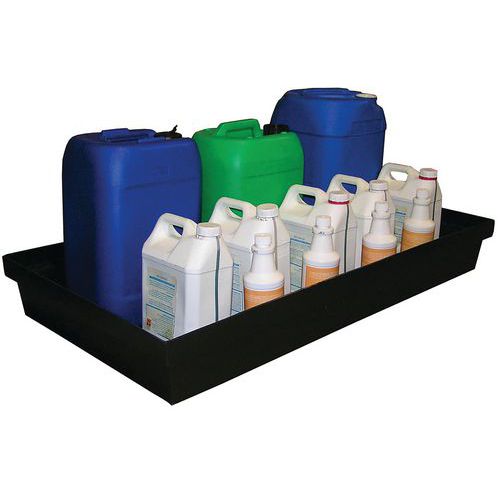 Plastikowe zbiorniki wychwytowe z HDPE pochodzącego z recyklingu - Manutan Expert