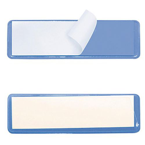 Tabliczki informacyjne na regały Manutan Expert, samoprzylepne, 100 x 30 mm, 100 szt.
