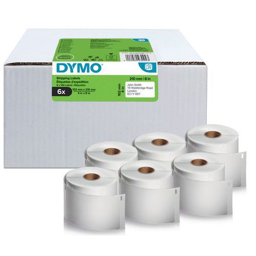 Etykiety samoprzylepne do drukarki Dymo LabelWriter, 102 x 210 mm