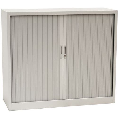 Szafa aktowa metalowa z roletą, 2 półki, 105 x 120 x 45,7 cm Szafa aktowa metalowa z roletą, 2 półki, 105 x 120 x 45,7 cm