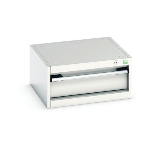 Warsztatowe szafki z szufladami Bott Cubio, 25 x 52,5 x 52,5-65 cm, 1 szuflada