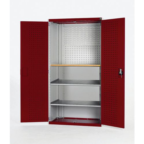 Szafki warsztatowe z szufladami Bott Cubio 160, multiplex, wys. 200 cm
