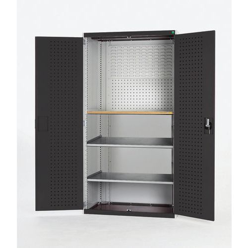 Szafki warsztatowe z szufladami Bott Cubio 160, multiplex, wys. 200 cm