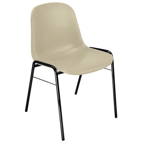 Plastikowe krzesło do jadalni Manutan Expert Chaise