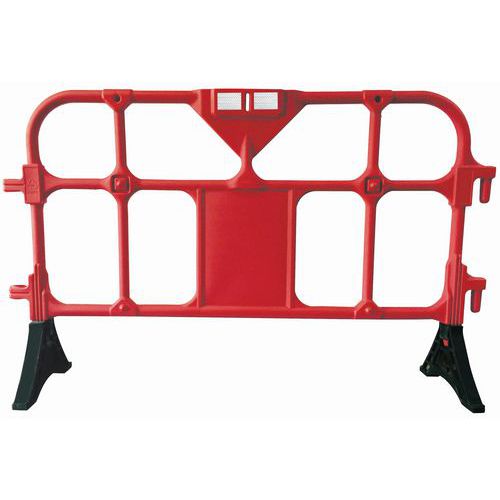 Barierki plastikowe przestawne Manutan, 150 cm