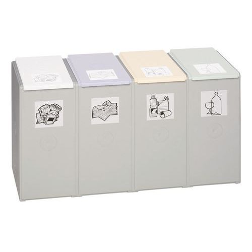 Kontenery na odpady segregowane VAR, 40 l