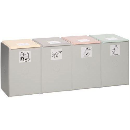 Kontenery na odpady segregowane VAR, 60 l