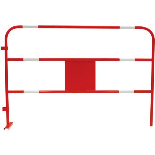 Metalowe barierki mobilne Manutan Expert, długość 150 cm Metalowe barierki mobilne Manutan Expert, długość 150 cm