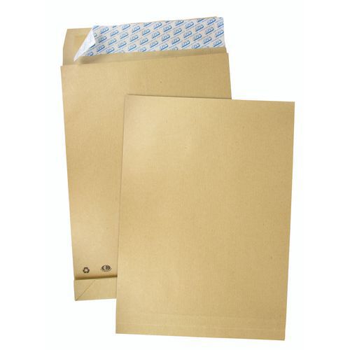 Koperty papierowe Kraft, klin 3 cm, 50 szt