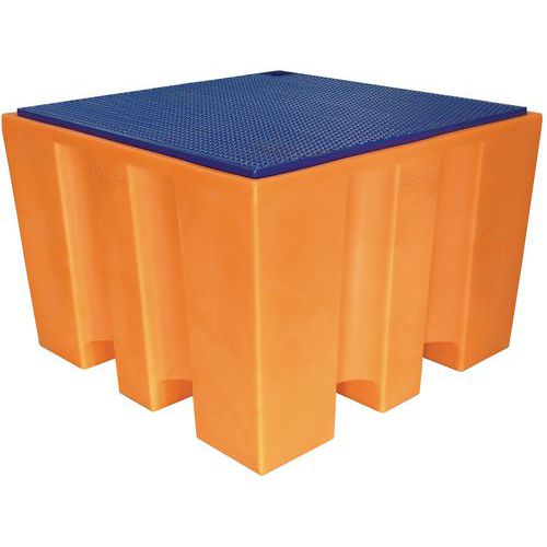 Plastikowe wanny wychwytowe Manutan Expert pod kontener IBC i KTC