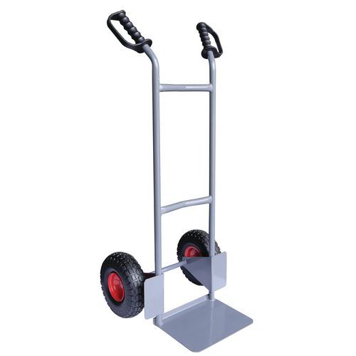 Wózek transportowy Manutan Expert RU49 z pełnymi kołami, do 200 kg Wózek transportowy Manutan Expert RU49 z pełnymi kołami, do 200 kg