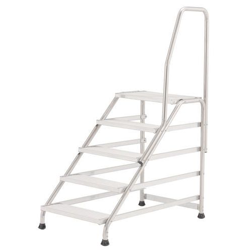 Drabinka aluminiowa z poręczą Modul Tubesca-Comabi