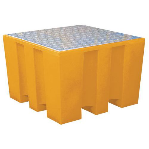 Plastikowe wanny wychwytowe Manutan Expert pod kontener IBC i KTC