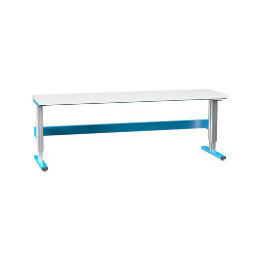 Stoły ERGO regulowane elektrycznie, 2500 x 700 x 770 (1170) mm, LAMINO
