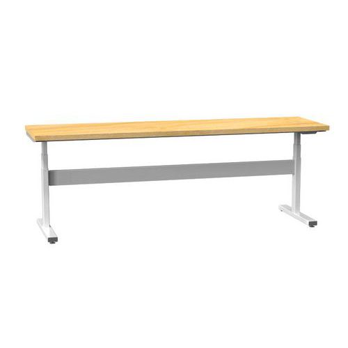Stoły ERGO regulowane elektrycznie, 2500 x 700 x 660 (1100) mm, MULTIPLEX