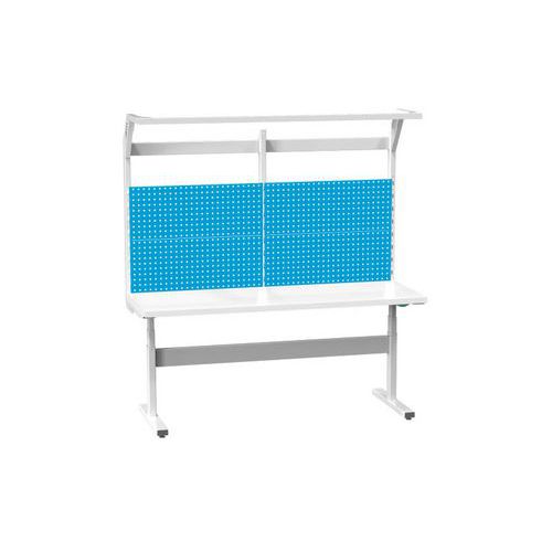 Stoły ERGO regulowane elektrycznie z przedłużeniem, 2000 x 700 x 660 (1100) mm, LAMINO