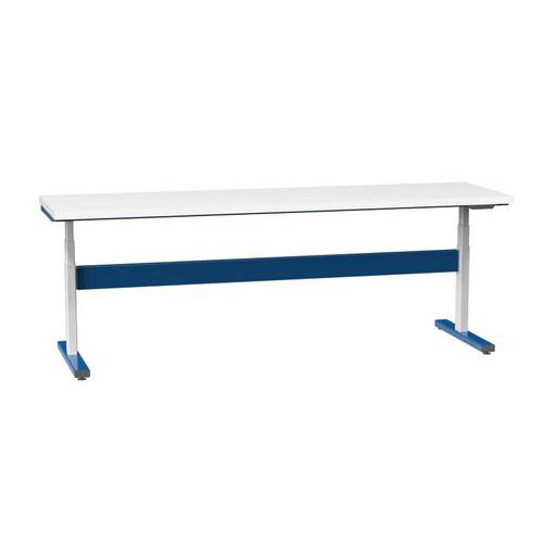 Stoły ERGO regulowane elektrycznie, 2500 x 700 x 660 (1100) mm, LAMINO