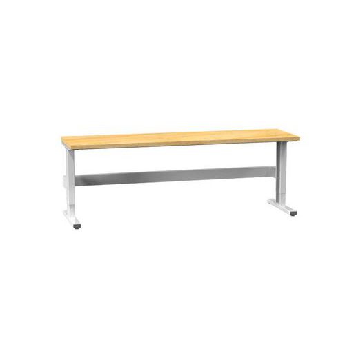 Stoły ERGO regulowane skokowo, 2500 x 700 x 770 (1170) mm, MULTIPLEX