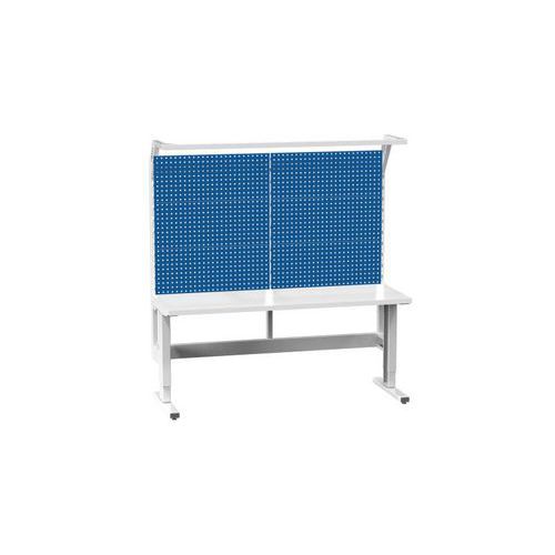 Stoły ERGO regulowane skokowo z przedłużeniem, 2000 x 700 x 770 (1170) mm, LAMINO