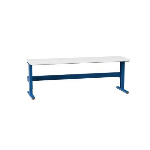 Stoły ERGO regulowane skokowo, 2500 x 700 x 770 (1170) mm, LAMINO
