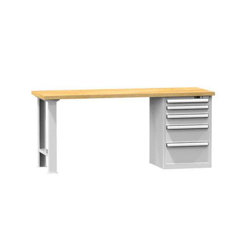 Stoły warsztatowe KOMBI HM4820, 2000 x 800 x 880 mm, MULTIPLEX