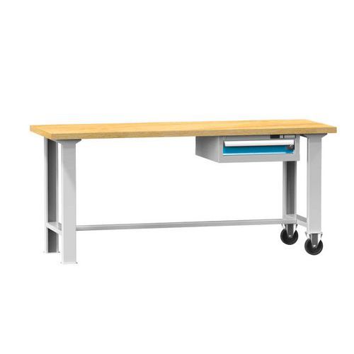 Mobilne stoły warsztatowe MPS5-815M, 1500 x 800 x 880 mm, MULTIPLEX