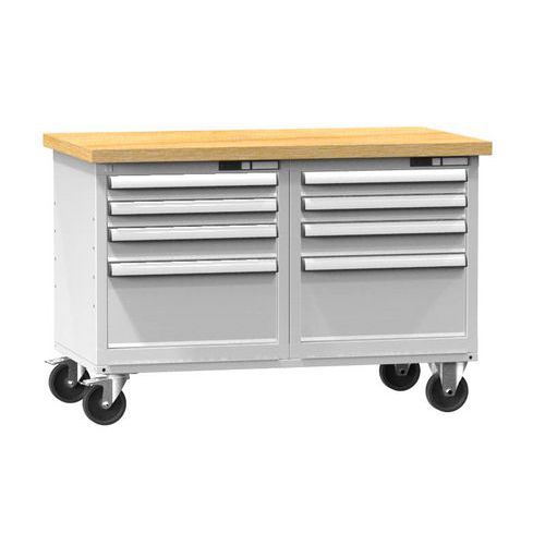 Mobilne stoły warsztatowe PPS-6M, 1200 x 700 x 810 mm, MULTIPLEX
