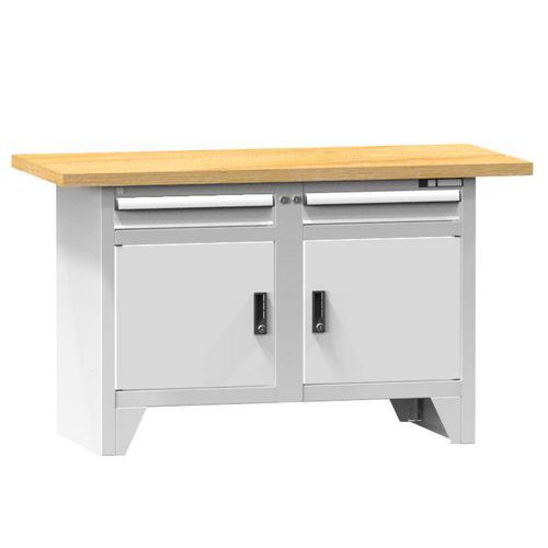 Stoły warsztatowe modułowe PS1-3M, 1500 x 700 x 880 mm, MULTIPLEX