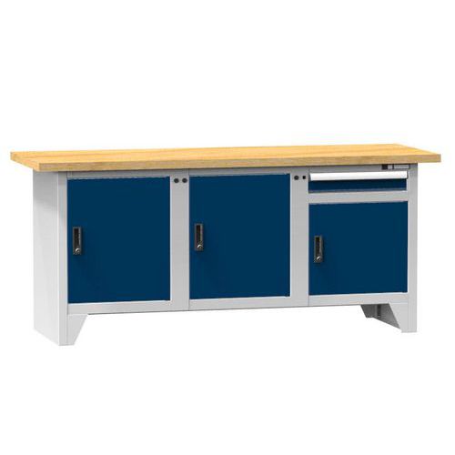 Stoły warsztatowe modułowe PS2-4M, 2000 x 700 x 880 mm, MULTIPLEX Stoły warsztatowe modułowe PS2-4M, 2000 x 700 x 880 mm, MULTIPLEX