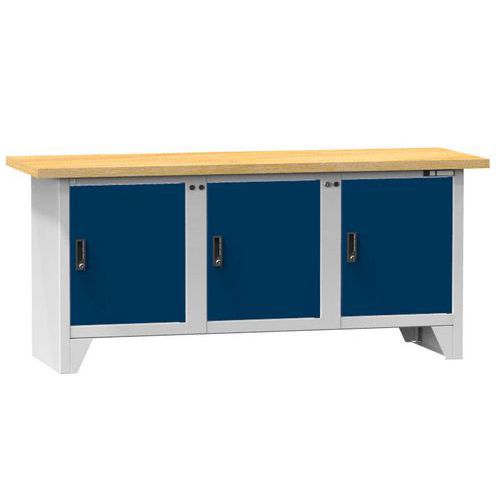 Stoły warsztatowe modułowe PS2-5, 2000 x 700 x 880 mm, BUK Stoły warsztatowe modułowe PS2-5, 2000 x 700 x 880 mm, BUK