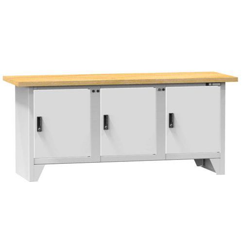 Stoły warsztatowe modułowe PS2-5M, 2000 x 700 x 880 mm, MULTIPLEX