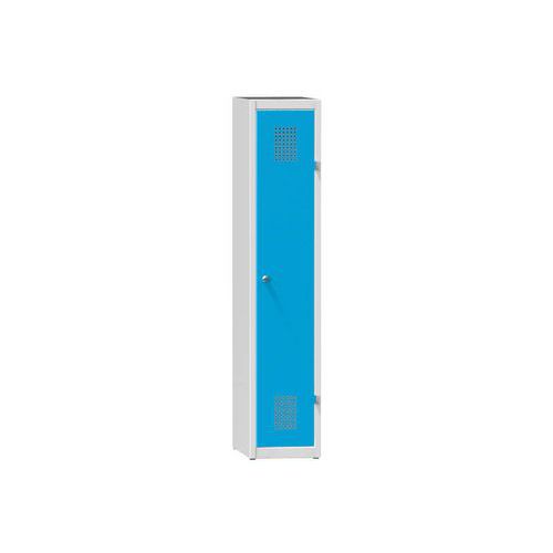 Szafy metalowe 1-drzwiowe na cokole, 300 x 500 x 1500 mm
