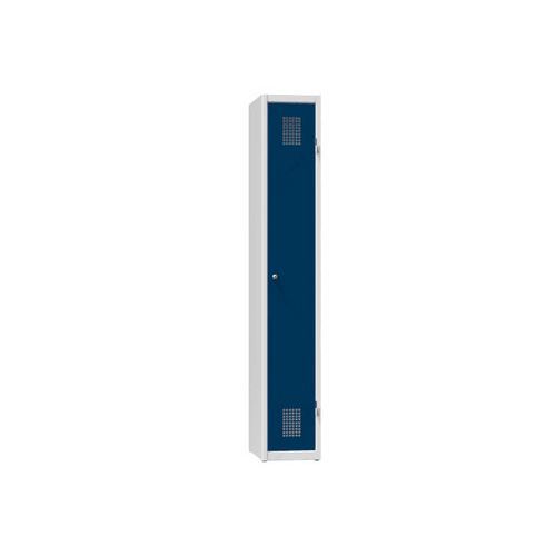 Szafy metalowe 1-drzwiowe na cokole, 300 x 500 x 1850 mm