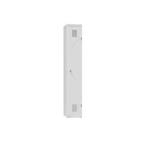 Szafy metalowe 1-drzwiowe na cokole, 300 x 500 x 1850 mm