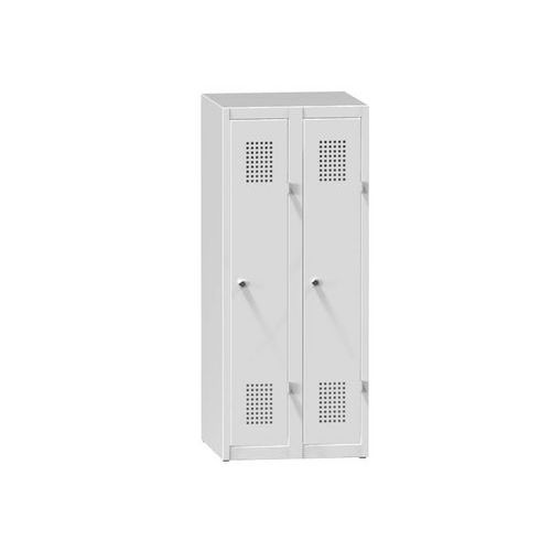Szafy metalowe 2-drzwiowe na cokole, 600 x 500 x 1200 mm