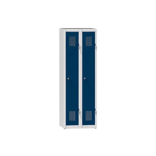 Szafy metalowe 2-drzwiowe na cokole, 600 x 500 x 1500 mm