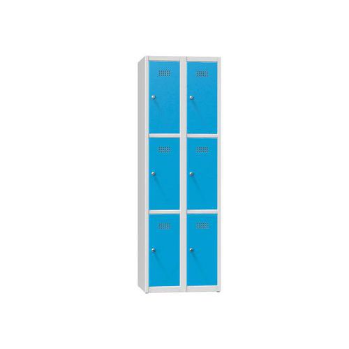 Szafa metalowa 6 skrzynek 1850 x 600 x 500 mm szara