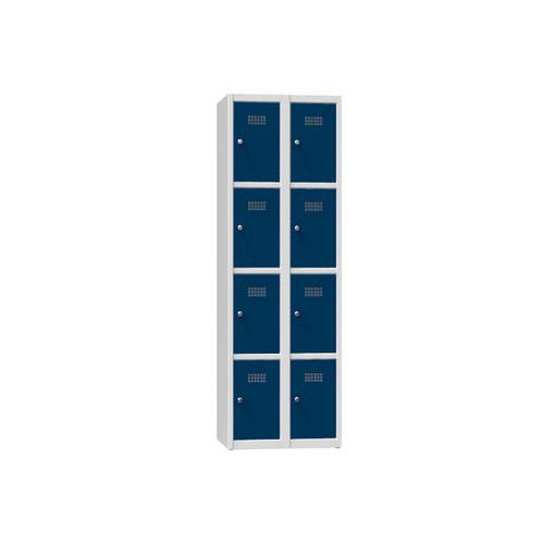 Szafy metalowe 8 boksów 1850 x 600 x 500 mm szare