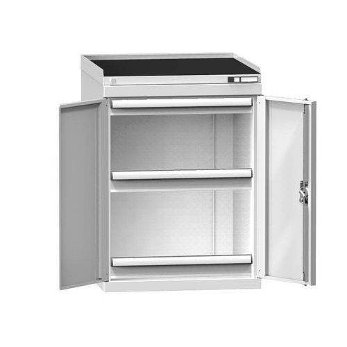 Szafy maszynowe ZDS3, 3 szuflady, 1010 x 731 x 620 mm, szare