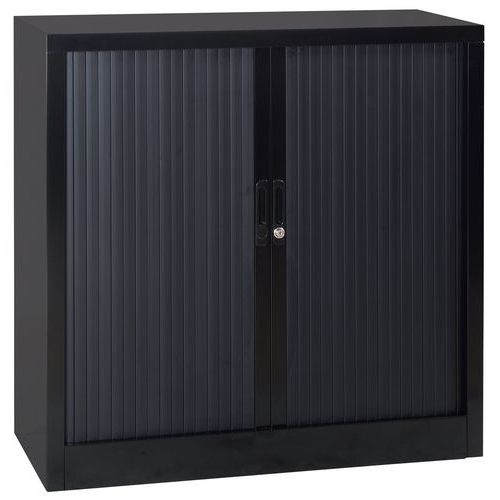 Metalowe szafy aktowe Manutan Expert z roletą, 105 x 100 x 45 cm Metalowe szafy aktowe Manutan Expert z roletą, 105 x 100 x 45 cm