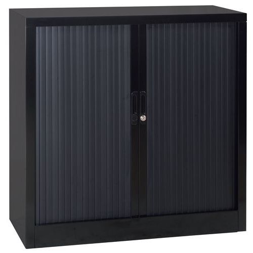 Metalowe szafy aktowe Manutan Expert z roletą, 105 x 120 x 45 cm
