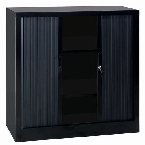 Metalowe szafy aktowe Manutan Expert z roletą, 105 x 100 x 45 cm