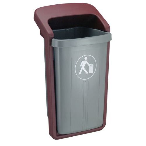 Plastikowy zewnętrzny kosz na śmieci 50 l – Vepabins Plastikowy zewnętrzny kosz na śmieci 50 l – Vepabins